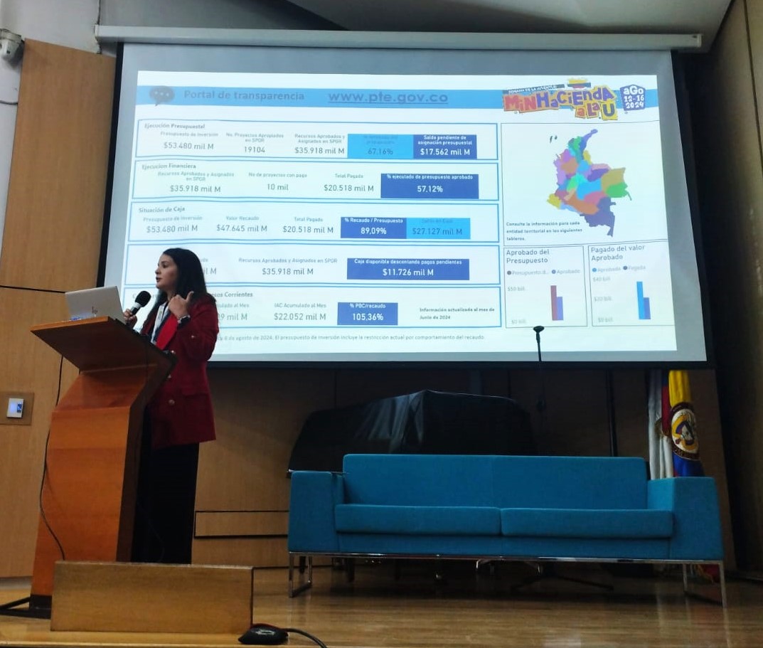 Regalias #minhacienda presente en la semana de la juventud <a href="/UNALOficial/">Universidad Nacional de Colombia</a>. La coordinadora de Regalías, Pamela Fonrodona participó en la 2da jornada de #MinhaciendaAlaU espacio en el que se presentó el manejo y uso del presupuesto del SGR.

us.docworkspace.com/d/sIMK3k9CMAoO…