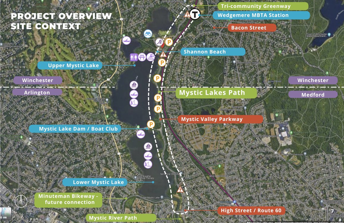 Mystic Lakes Path Update! The project recently completed its conceptual design process and we're excited to share the final report with findings from site analysis, community visioning, and traffic studies. Read the report here >>> mysticriver.org/mysticlakespath