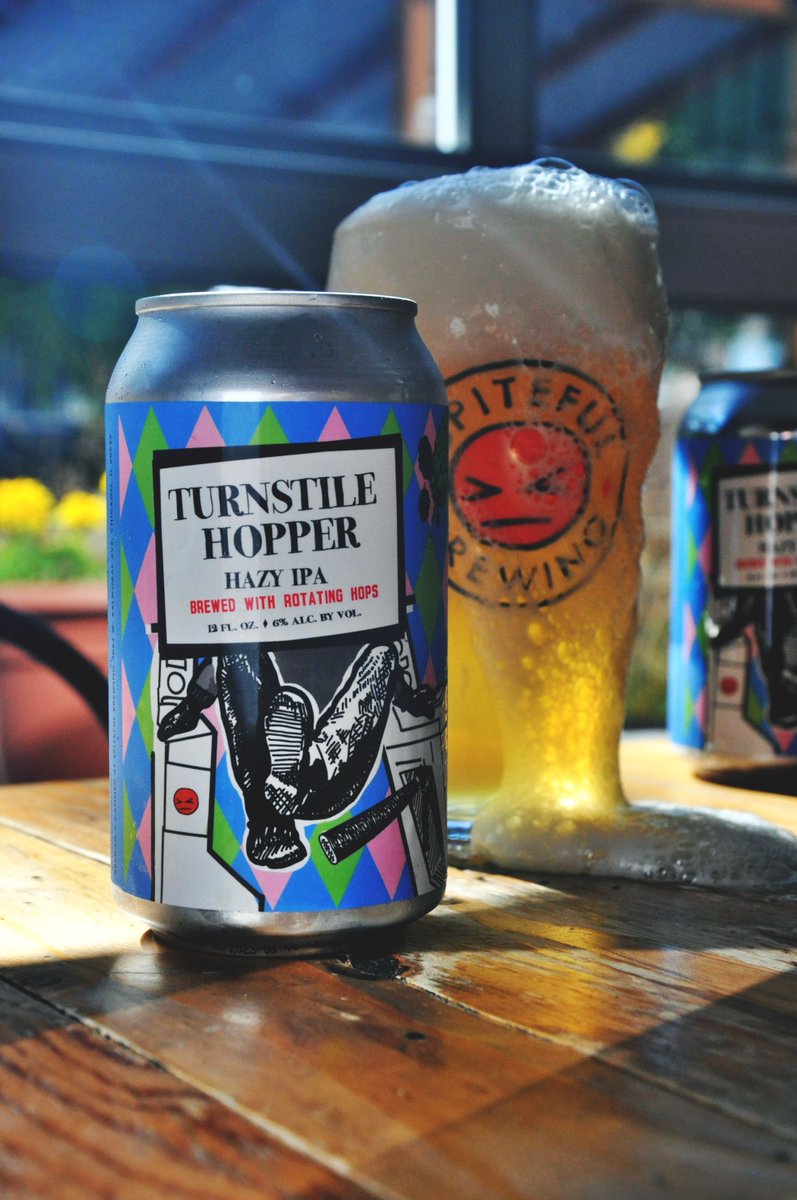 For those who know, you know. Turnstile Hopper is our rotating hop series that changes every batch. This round’s hopped with Citra Mosaic and Enigma hops. It’s just like hopping a turnstile—except it’s beer and there’s no CTA grime,  jumping, or potential fines. Now pouring!