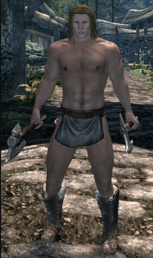 YTMagicalMike's tweet photo. Making dents in my #Skyrim animation setup. Managed to get a ton of OAR conditional stuff working; here's Imperium and Elden Rim Axes idling with heavy armor checks.
And dual wielding daggers in and out of combat using Imperium's set too! https://t.co/SbHAPNgpLe