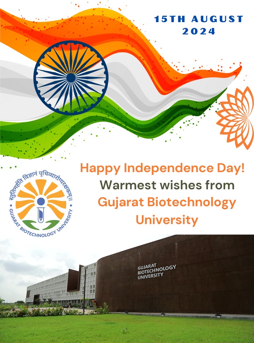 GujBiotechUni's tweet photo. Wishing you all a day filled with pride, joy, and inspiration!

Happy Independence Day!

#IndependenceDay #Freedom #PrideOfIndia #UnityInDiversity https://t.co/ugmbipENOO