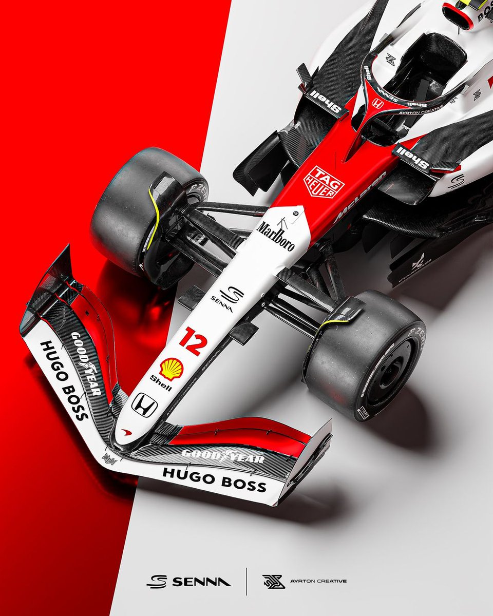 A Marlboro livery concept themed to the regs nowadays. ⚪🔴🇧🇷

#Senna