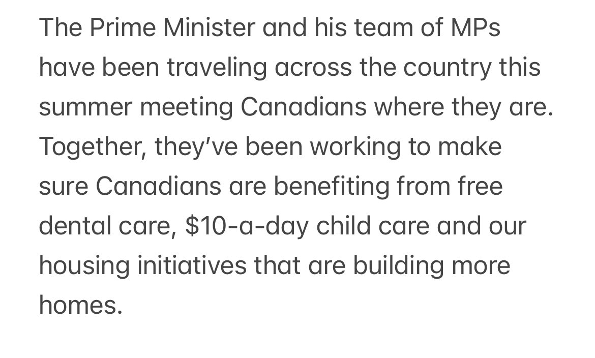I asked PMO why PMJT’s original schedule for today said he had no events and was in Ottawa but was changed at 3:13 PM to say he met with the Ontario Liberal Caucus in Sudbury (their first publicly known meeting together since Toronto St-Paul’s)

Here’s what they said #cdnpoli