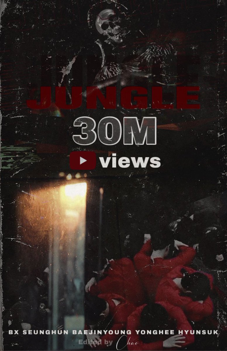 taesteofjibooty's tweet photo. CIX (씨아이엑스) - Jungle (정글) M/V HITS 30MILLION VIEWS ON YOUTUBE
'정글(Jungle)’ Music Video
https://t.co/gnk2z3iooZ
Special thanks to FIX 💙
#CIX #씨아이엑스 #BX #승훈 #배진영 #용희 #현석
#안녕낯선시간 #HelloStrangeTime #정글 #Jungle
@OfficialC9ent @CIX_Official @CIX_twt https://t.co/lBnbYqIELD
