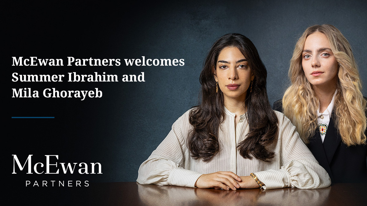 Over the last few months, we have been pleased to welcome associates Summer Ibrahim and Mila Ghorayeb to the firm. 

Learn more about Summer's practice: bit.ly/3M88Rx8
Learn more about Mila's practice: bit.ly/3An3Xd9