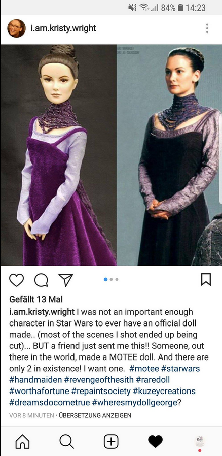 AysunKu's tweet photo. Memories like these are the real reason I make these dolls. Best reward ever!
#StarWars #Motee https://t.co/l9Qlx7ypsX