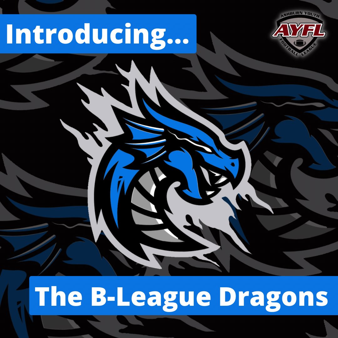 Continuing with our countdown to the Jamboree, let’s introduce the next 2024 Fall Tackle team!

Next up: The B-League Dragons
Sponsored by: <a href="/CarolinaBrosBBQ/">Carolina Brothers</a> 

Let’s go, Dragons! Have a great season!

#AYFL #Ashburn #Loudoun #NOVA #YouthFootball #Football