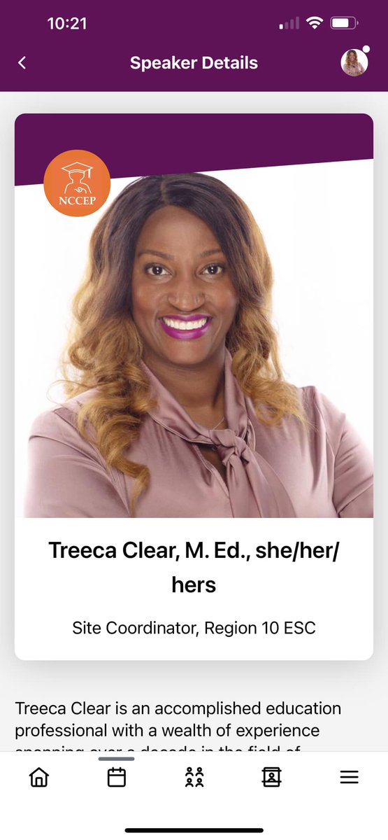 TreecaC's tweet image. Honored to share that I had the opportunity to present at the NCCEP National Conference in Washington, D.C. last month to educators from across the country, alongside my team! Special shout out to my amazing teams’ hard work leading up to the conference. #GEARUPworks