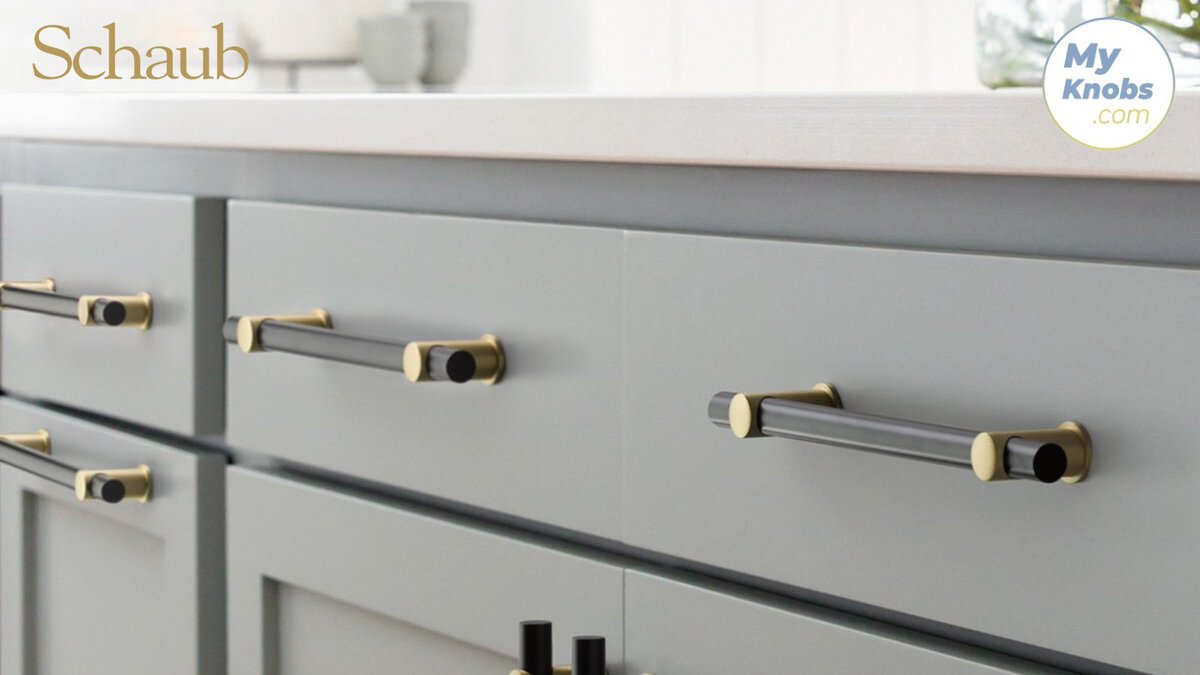 myknobs's tweet photo. https://t.co/kCE1fgMhOq
Refresh your abode with Schaub &amp; Company's Fonce Collection! Sleek, stylish, and modern 🌟 Check out our mixed metal, split finish cabinet handles available in Matte Black, Satin Brass, and Polished Chrome #ModernDesign #Schaub #InteriorDesign #MyKnobs https://t.co/l4SdVl1PdX