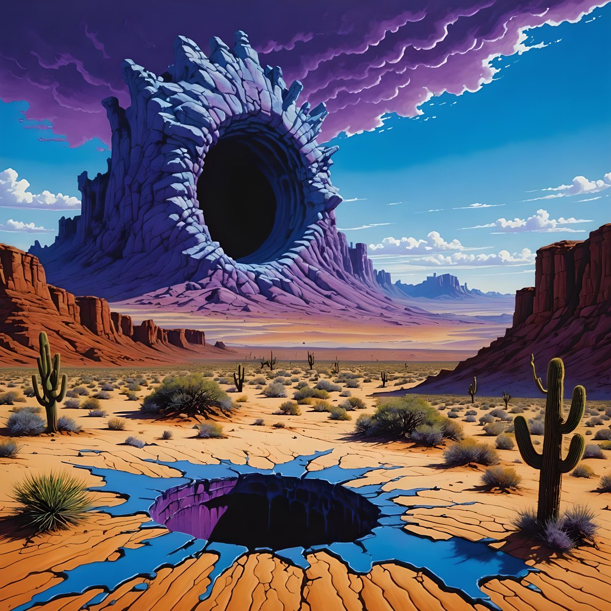 FreshCopy4_You's tweet image. Holes all over the place! 😄 @nightcafe #stablecore #scifiart #AIart #fantasyart #digitalart