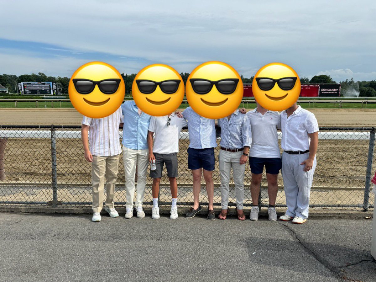 markbotts7's tweet photo. Just got the pictures back from boys trip to go watch the ponies in Saratoga… safe to say the camera did bro dirty https://t.co/80DMGJbT6r