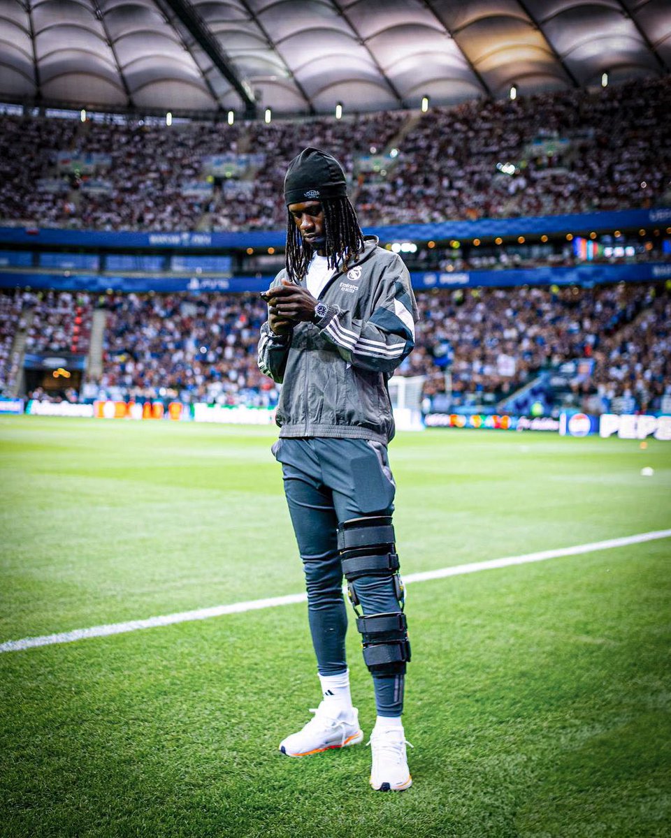 Camavinga's tweet image. Super Cup Champions 🫡🤍