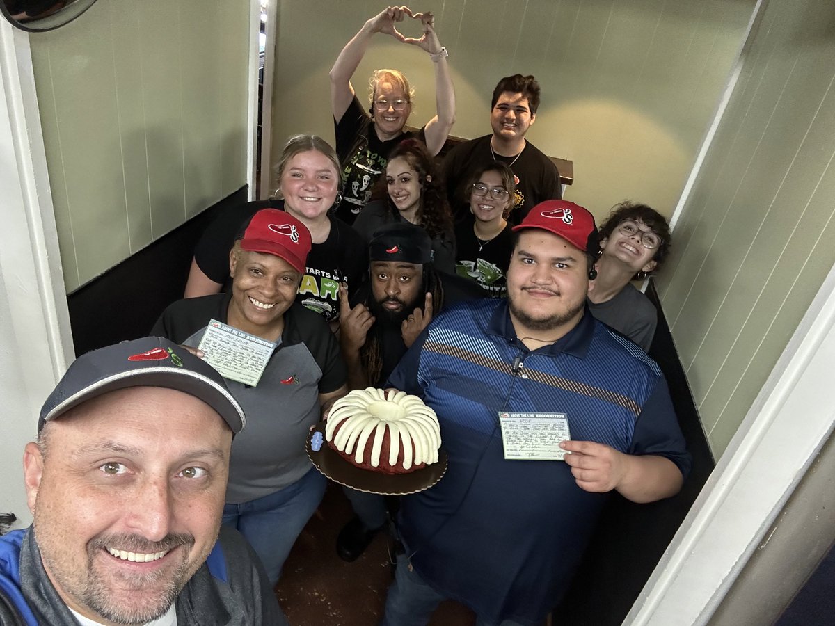 Terry Muir (@terrydmuir) on Twitter photo Today we celebrate Kenya and eddies last day of mgmt training <a href="/Chilis/">Chili's Grill & Bar</a> League City! These 2 are off to do great things at PP and FMT 🌶️’s! We will miss them but we are so excited to watch them grow! #Chiliheads <a href="/train3rgirl/">Kimberly Harding</a> <a href="/sarahmillerSA/">Sarah Miller</a> <a href="/HeatherArcenea5/">Heather Arceneaux (HB)</a> Today we celebrate Kenya and eddies last day of mgmt training <a href="/Chilis/">Chili's Grill & Bar</a> League City! These 2 are off to do great things at PP and FMT 🌶️’s! We will miss them but we are so excited to watch them grow! #Chiliheads <a href="/train3rgirl/">Kimberly Harding</a> <a href="/sarahmillerSA/">Sarah Miller</a> <a href="/HeatherArcenea5/">Heather Arceneaux (HB)</a>