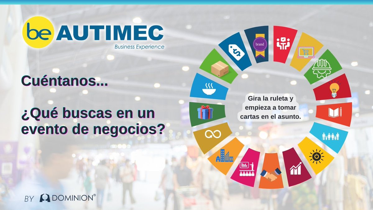 Dominion_Ind's tweet photo. Tu opinión cuenta!
Queremos conocer tus preferencias para crear el mejor evento de negocios para ti. Participa en nuestra encuesta y ayúdanos a que Be Autimec sea increíble. https://t.co/bxMLdwMYjO