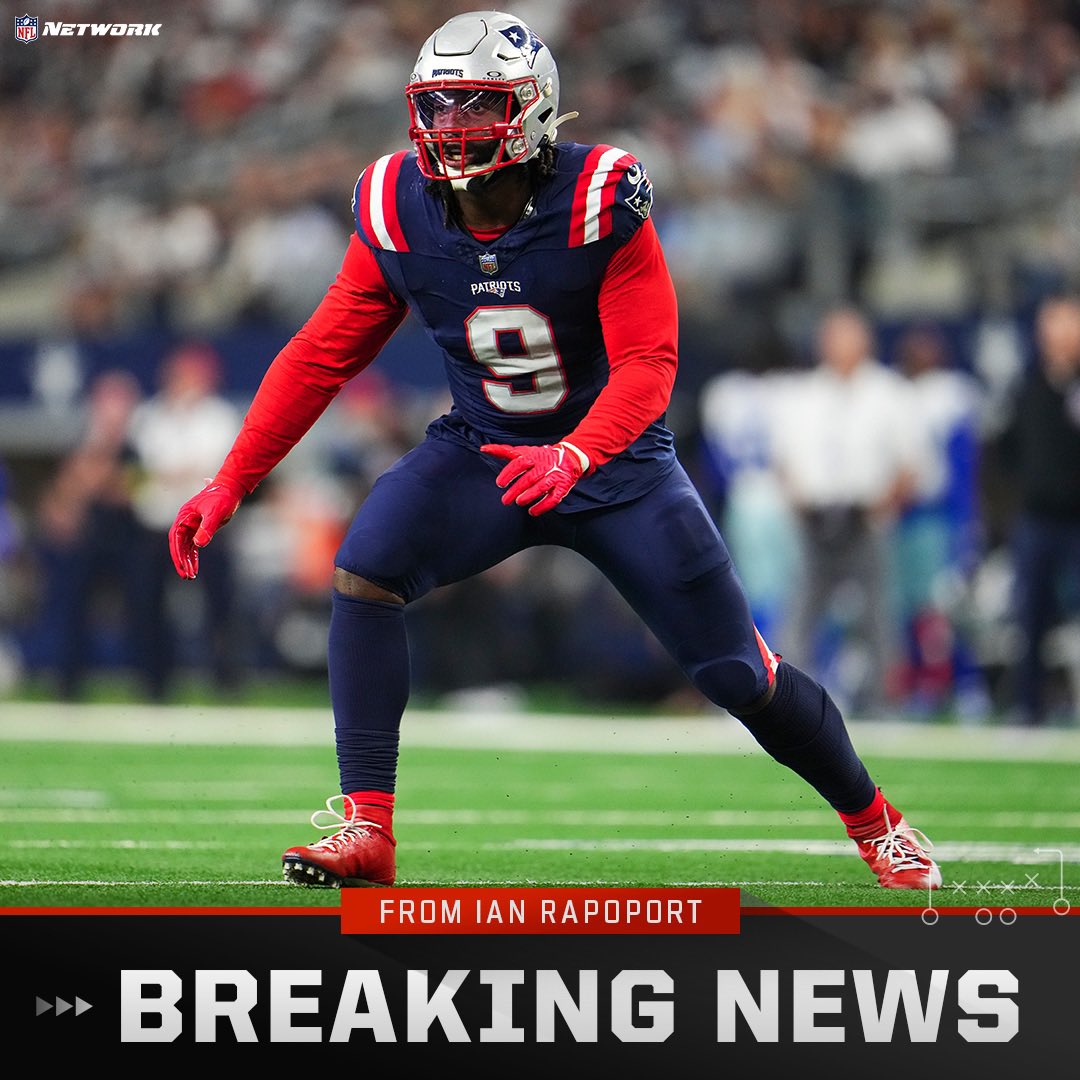 🚨 🚨 🚨 

Sources: The #Patriots are trading pass-rusher Matthew Judon to the #Falcons, landing Atlanta a standout on defense. It’s a third-rounder going back. 

At long last, New England resolves its situation with Judon with a trade.