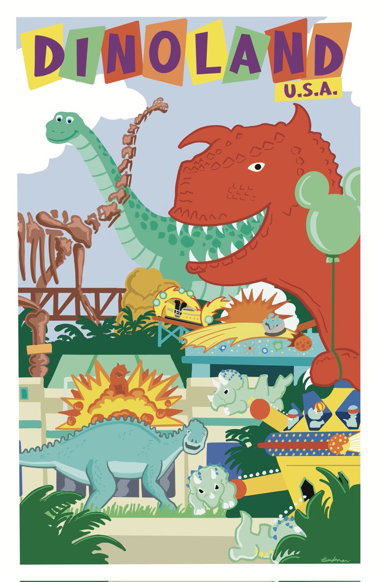 BBindman's tweet image. I&apos;ve been prepped for extinction for awhile 😞 A reminder that my Dinoland and Dino Institute prints are in stock in my E.t.s.y. store. 

etsy.com/shop/bindmanart