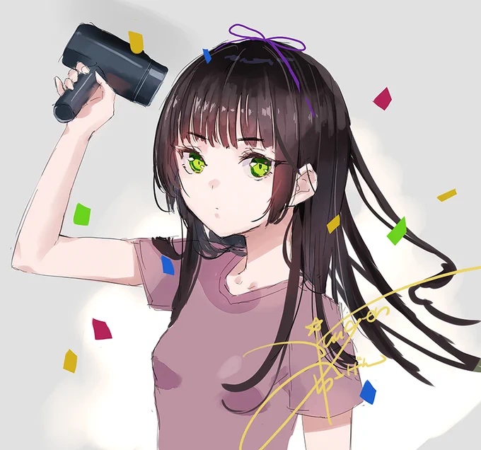 夏休みの夏目 おめでとう  #夏目祈生誕祭2024 #ヘブバン #ヘブバンキャラ生誕祭