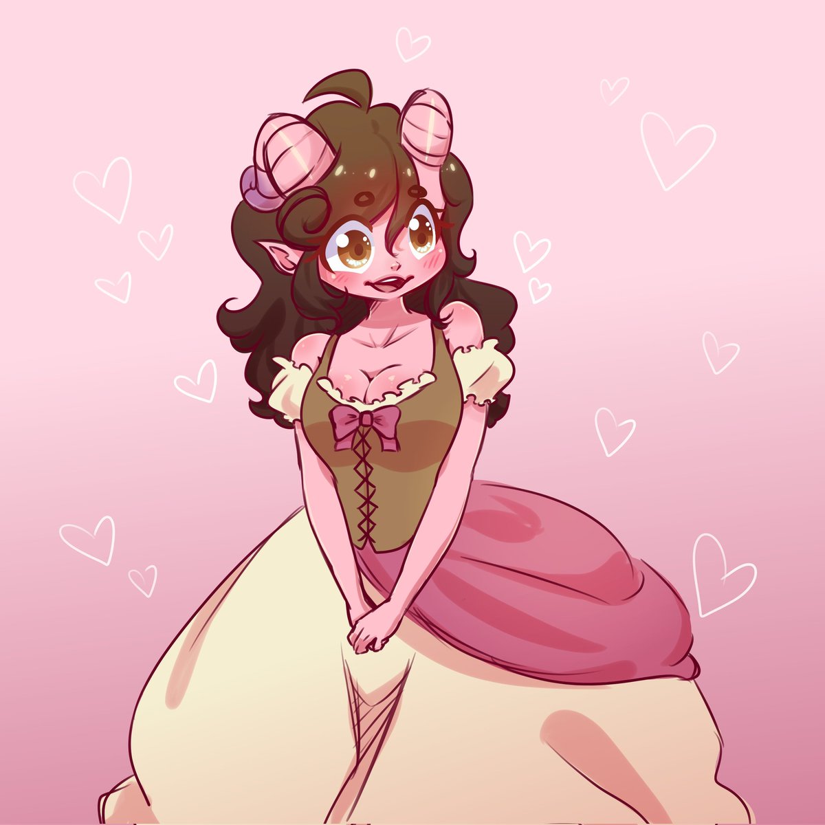 chelstries's tweet photo. Just something rough~ I love drawing my tiefling character ♡ Looking for artmoots!

#DnD #art #myart #OC #drawing #digitalart #tiefling #pink #artist #artmoots https://t.co/lDk1KWoEgF