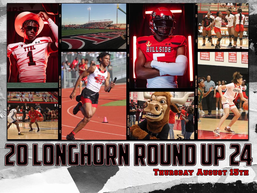See you tomorrow 8.15.24 <a href="/7pm/">Huong Le</a> for team introduction - 6pm to join Booster Club &amp; get your Longhorns Swag #TTHL <a href="/TheHillTTHLFB/">Cedar Hill FBTTHL</a> <a href="/LonghornSpeed/">TTHL</a> <a href="/CHHSSoftball/">Cedar Hill Softball</a> <a href="/CHWomensSoccer/">CH Women's Soccer</a> <a href="/CedarHillGBB/">Cedar Hill Girls’ Basketball</a> <a href="/chhsbbasketball/">Cedar Hill Longhorns Boys Basketball</a> <a href="/TTHLGirlPower/">TTHL Girl Power</a> <a href="/CedarHillBaseb1/">Cedar Hill Longhorn Baseball</a> @LadyHornsTrack <a href="/ch_hsvolleyball/">Cedar Hill HS Volleyball</a> <a href="/ChisdSoccer/">CHISD Men's Soccer</a>