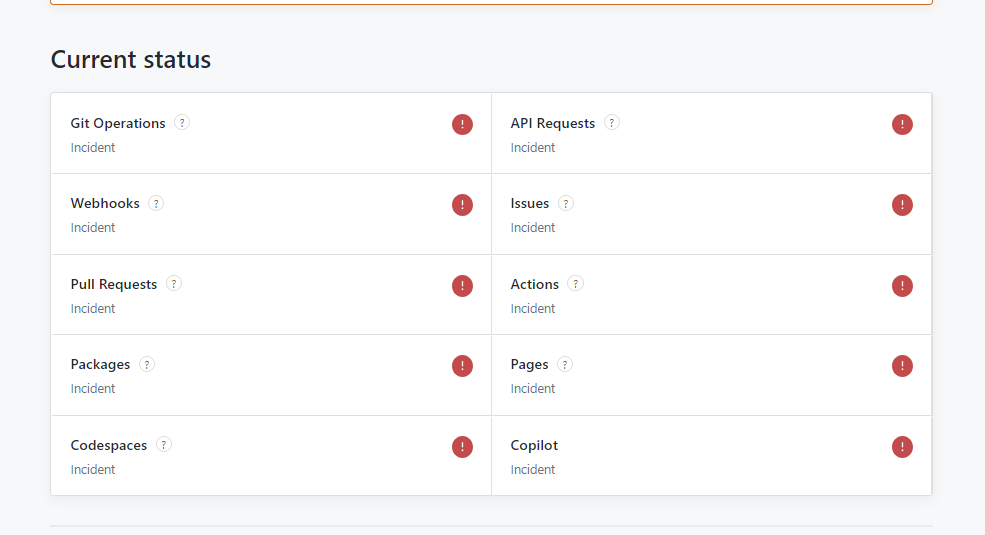 RockshowG's tweet photo. @githubstatus damn bru github took roblox's old servers. we completely out 😭 https://t.co/MpLjxAfESc