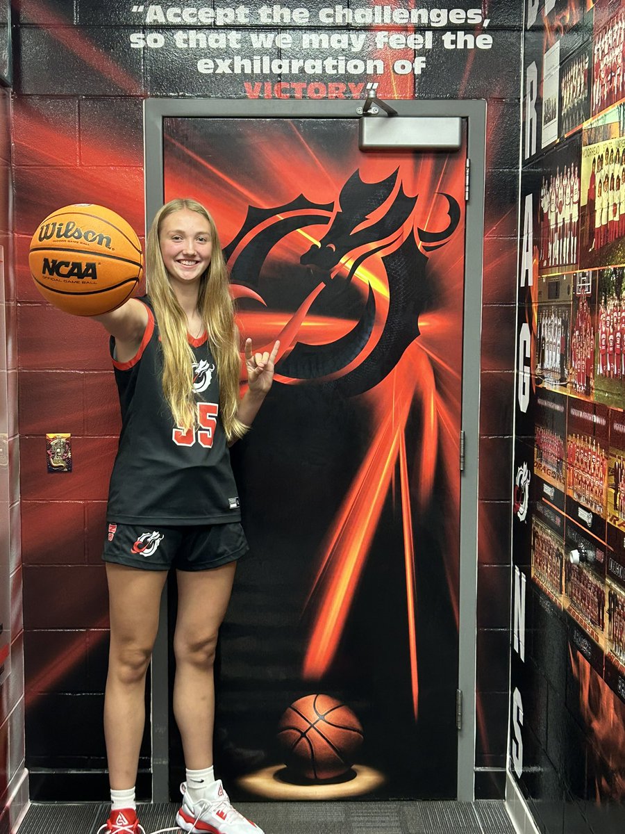 After a great visit to MSUM, I am blessed to receive my first official offer from <a href="/MSUM_WBB/">MSU Moorhead Women's BBall</a>! Thank you <a href="/Coach_Swenson/">Coach Swenson</a> and <a href="/nelsnkar/">Coach Karla Nelson</a>! 🐉