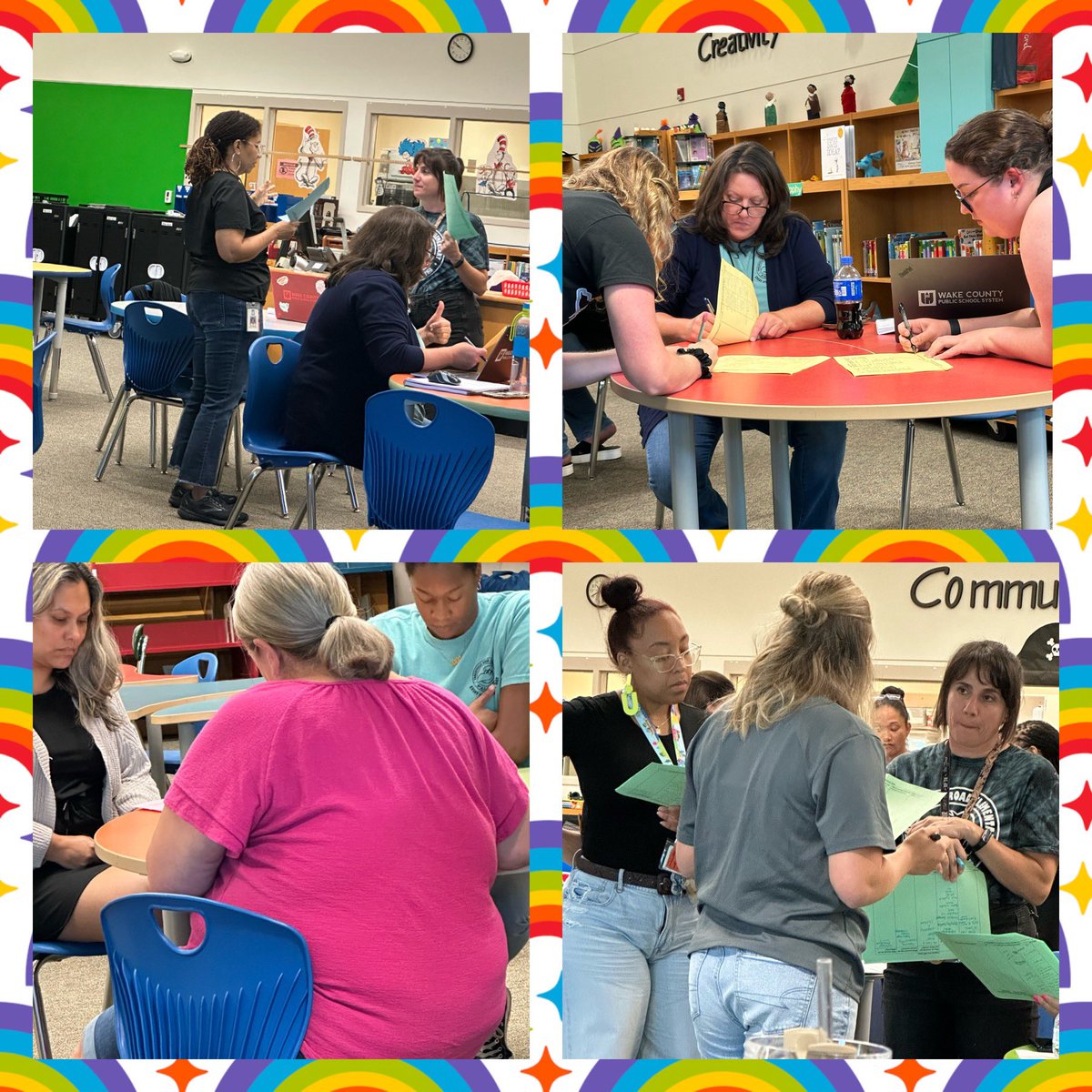 anichols32's tweet photo. Had a phenomenal Leadership Retreat today! I am so honored to work alongside these incredible school leaders. We dove into the data using numbered heads and rainbow groups. Engagement and participation were at all time highs! #SuperFRES https://t.co/AQc1Y9VKGN