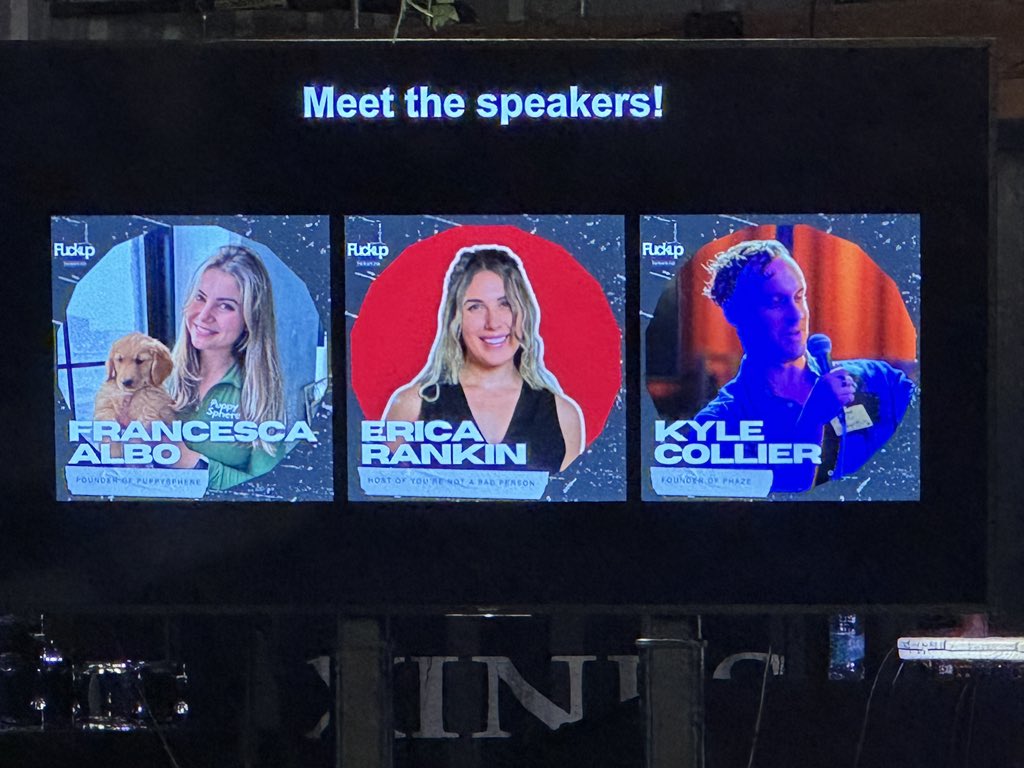 Excited to speak at <a href="/FuckupNightsTO/">Fuckup Nights Toronto</a>