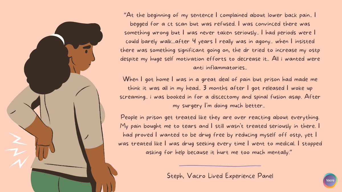 Vacro (@reintegrationau) on Twitter photo Quick read: great coverage of our Lived Experience Panel's submission to the Inquiry into Women's Pain from <a href="/denhamsadler/">Denham Sadler</a>: thejusticemap.substack.com/p/i-was-never-ā¦
We've shared Stacey, KC, and Steph's stories one more time below and you can read the full submission here: vacro.org.au/Handlers/Downl⦠Quick read: great coverage of our Lived Experience Panel's submission to the Inquiry into Women's Pain from <a href="/denhamsadler/">Denham Sadler</a>: thejusticemap.substack.com/p/i-was-never-ā¦
We've shared Stacey, KC, and Steph's stories one more time below and you can read the full submission here: vacro.org.au/Handlers/Downlā¦