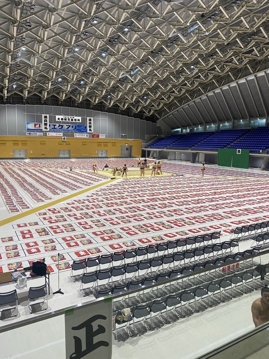 大相撲藤沢場所 4月13日 Sマス席(4人) 止め 正