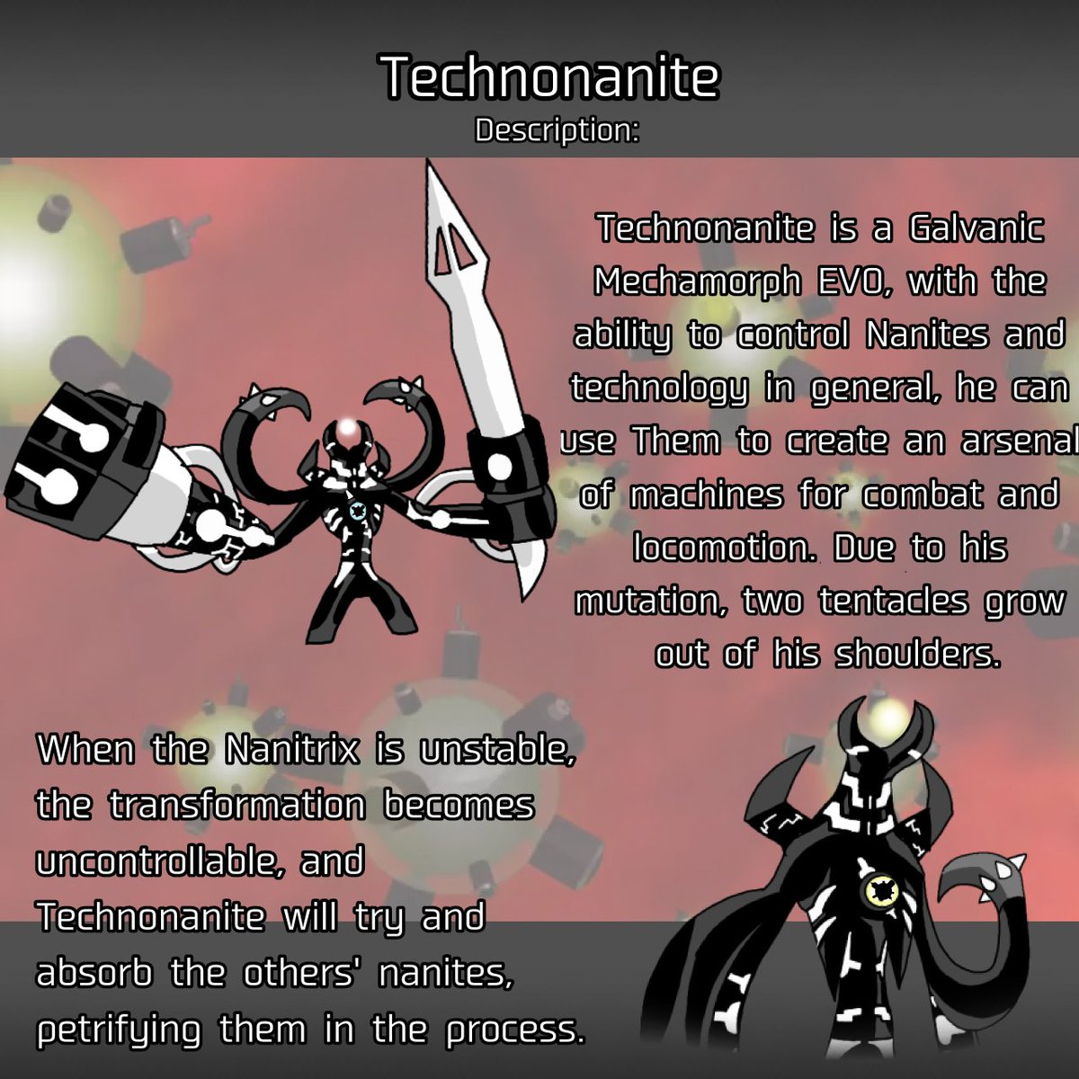 Nanitrix Upgrade (Technonanite) #ben10 #generatorex #ben10AU