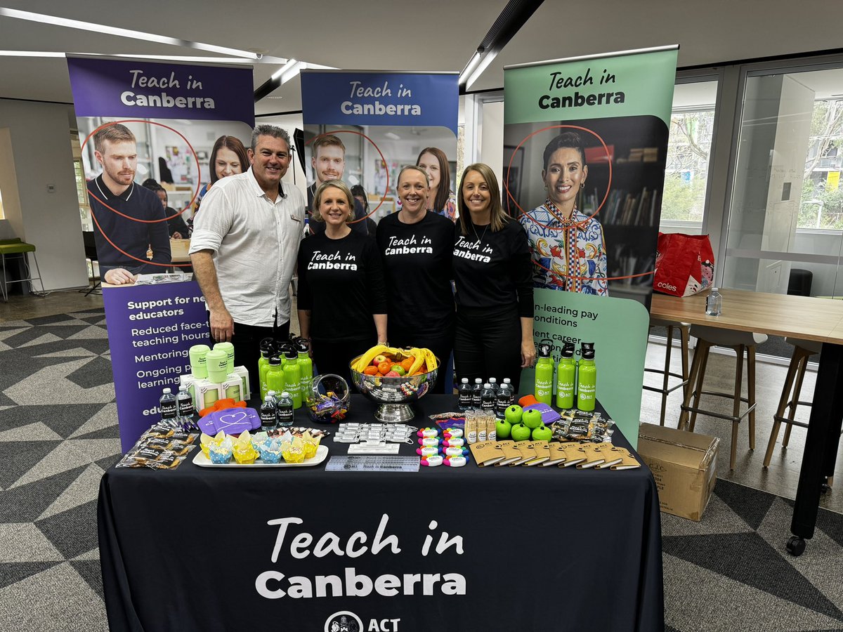 ACT Principals Association (@actprincipals) on Twitter photo Promoting teaching careers in the ACT Public Education System at the University of Wollongong today. @DGACTEducation <a href="/Hux1975/">Mark Huxley</a> <a href="/DebDebeee/">DebEee</a> <a href="/dmatthewsact/">David Matthews</a> <a href="/ACTEducation/">ACT Public Schools</a> Promoting teaching careers in the ACT Public Education System at the University of Wollongong today. @DGACTEducation <a href="/Hux1975/">Mark Huxley</a> <a href="/DebDebeee/">DebEee</a> <a href="/dmatthewsact/">David Matthews</a> <a href="/ACTEducation/">ACT Public Schools</a>
