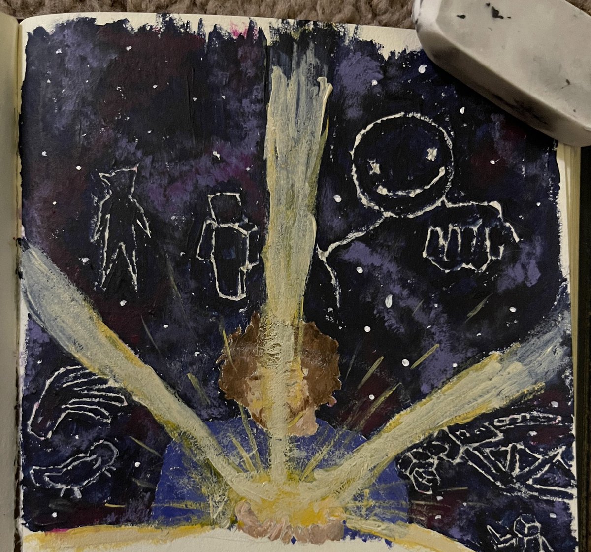 My participation in the #ProjectEndPoem :D!!  Hosted by the lovly <a href="/theftshrubbery/">ellie 🌷</a> and someone else but I can’t find them :,) &lt;3

#dreamfanart #DteamArtDay