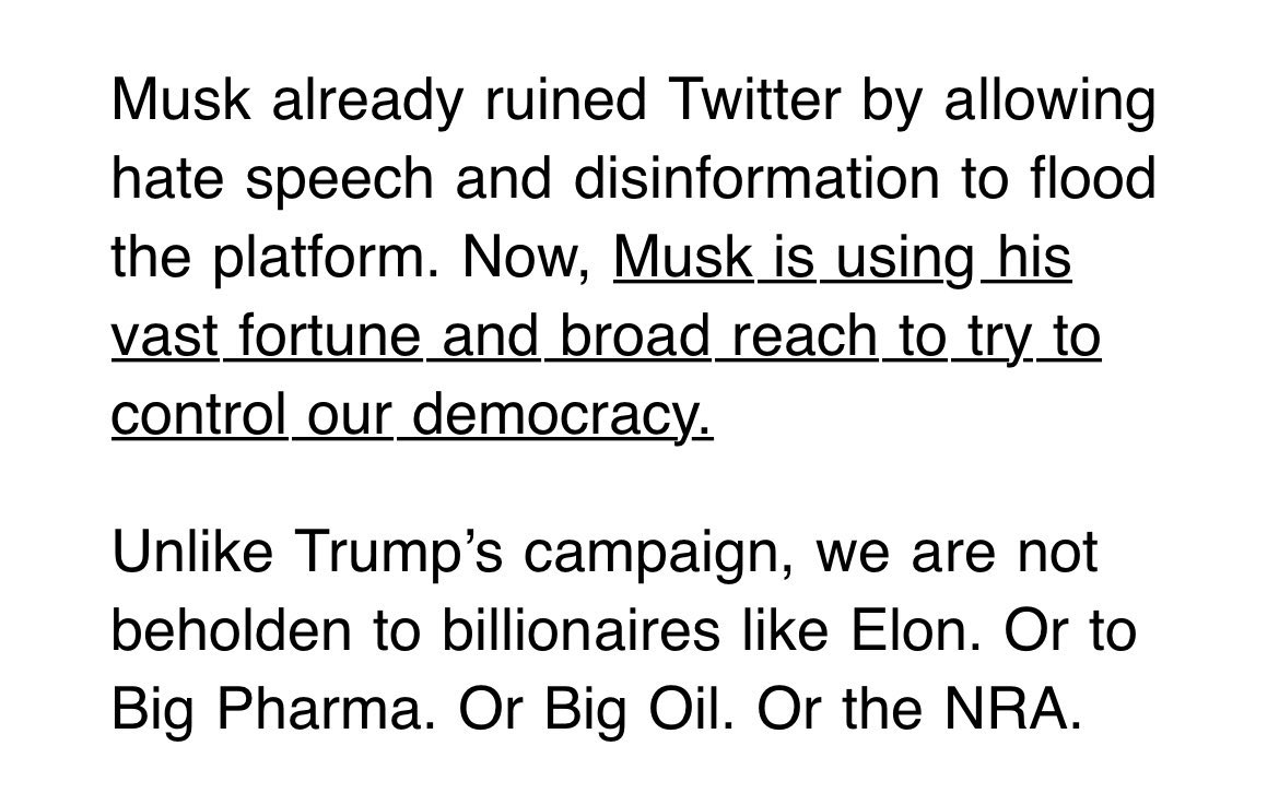 simonateba's tweet photo. BREAKING: Kamala Harris campaign attacks Elon Musk for interviewing Donald Trump. https://t.co/5SgtDKTlhZ