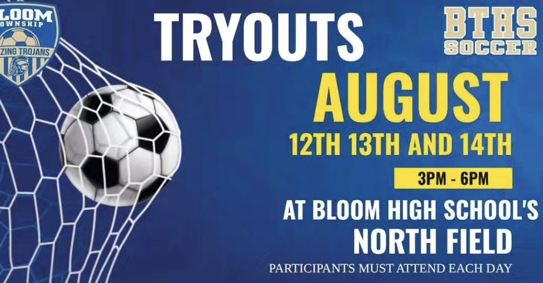 Bloom Township High School Soccer tweet media
