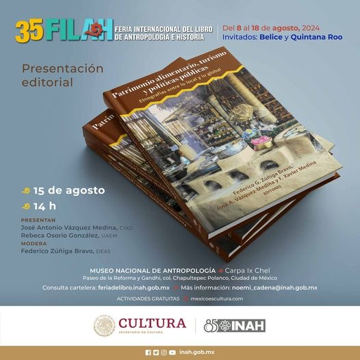 Les invitamos el próximo jueves 15 de agosto la presentación de este libro que explora las intersecciones entre cultura alimentaria, patrimonio, políticas públicas, desarrollo socioeconómico y turismo. Estará <a href="/soyJosea_vm/">José Antonio Vázquez-Medina</a> miembro de nuestro consejo editorial.