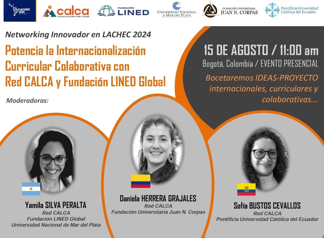 lined_ar's tweet photo. Desde la red Calca y Fundación Lined Gobal "Networking Innovador en la 11 Conferencia Latinoamericana y del Caribe para la Internacionalización de la Educación Superior» #LACHEC 2024 - internacionalización curricular colaborativa
@ascunoficial https://t.co/wqUEIChOdc