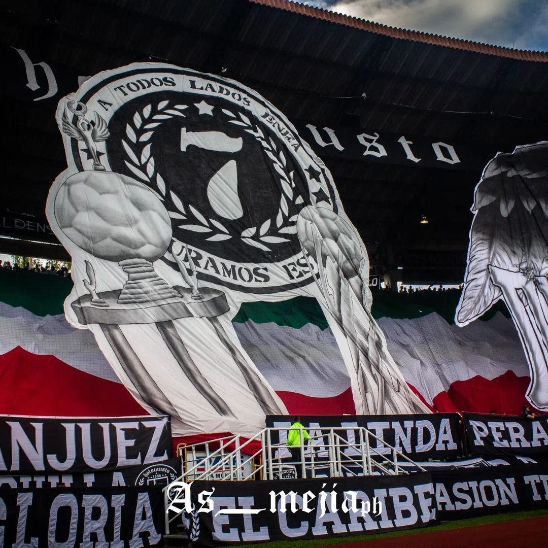 🇨🇴 Tifo del Holocausto Norte de Once Caldas en el partido contra Bucaramanga