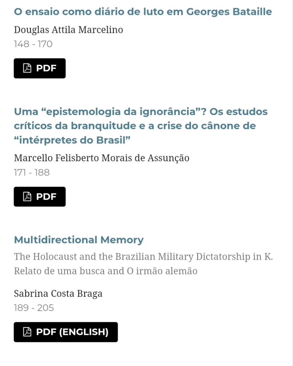 Confiram a nova edição da Revista de Teoria da História organizada por Anita Lucchesi, Murilo Gonçalves e Thiago Nicodemo. Sempre com ótimas reflexões sobre a produção de história, agora a Revista aborda a emergente história digital. Boa leitura!
revistas.ufg.br/teoria/issue/v…