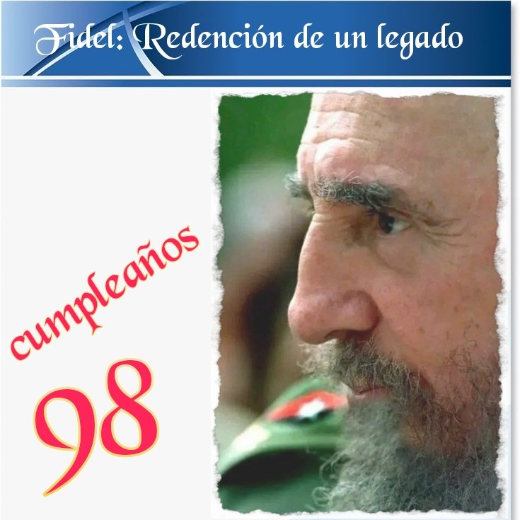 Feliz cumpleaños #Comandante tú pueblo te agradece y te acompaña #TVYumuri