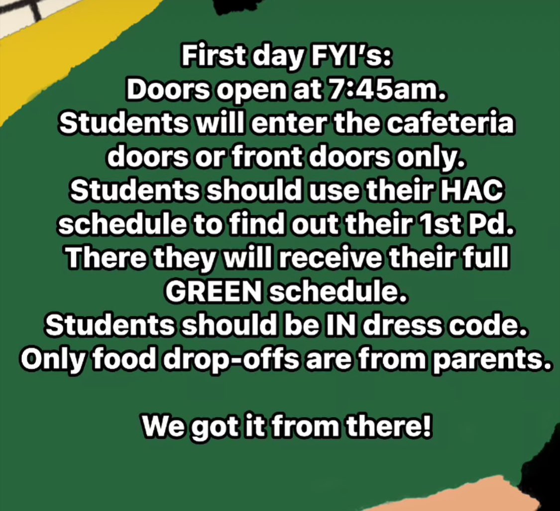RudderHS_BISD's tweet image. It’s that time!! Please read the following for more info on DAY ONE! @BryanISD @GCarrabineBryan #alwaysREAL #offeringMORE