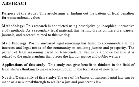 JTL_Journal's tweet photo. Basri, Basri. “Legal Reasoning Pattern Based On Trancendental Values : A Reflection on Legal Reasoning Based on Positivism Values.” Journal of Transcendental Law, vol. 1, no. 1, September 2019, hlm. 58–70. https://t.co/lfPnK2OTt8, https://t.co/Gqk5KaGGlr. https://t.co/iWEg5SlG1s