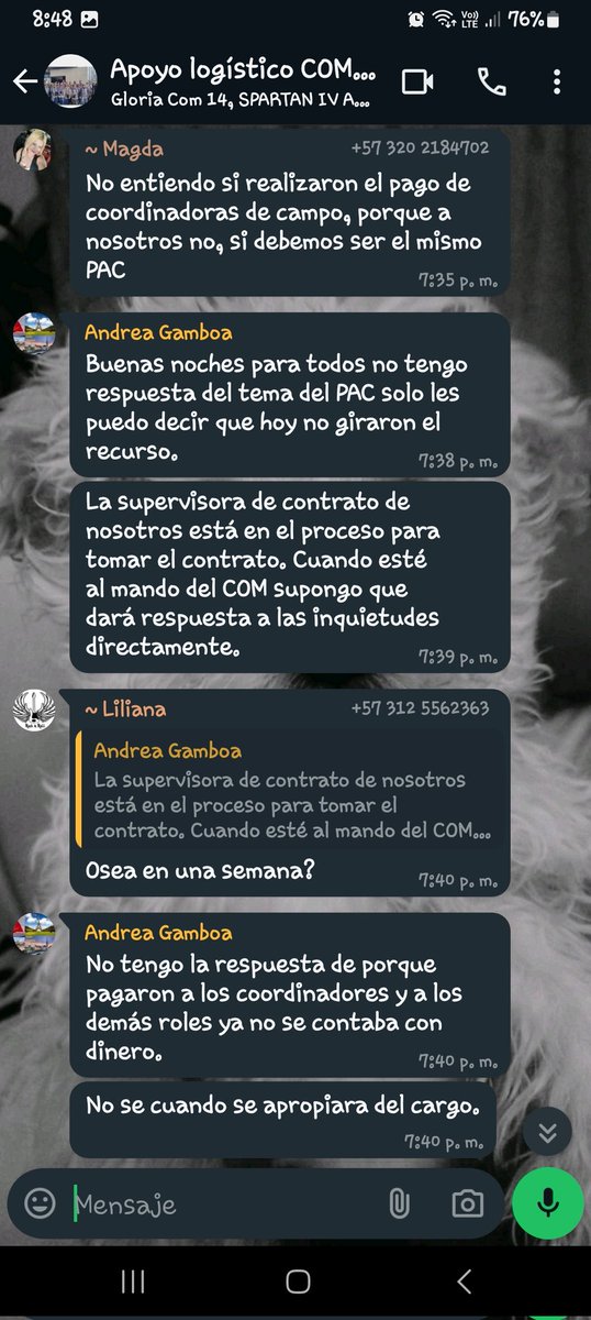 ASTRIDMORE1236's tweet photo. Exigimos nos paguen lo que con esfuerzo nos hemos ganado, no más corrupción. Entre entidades #minhacienda #DANE se tiran la pelota y no son claras las garantías en contratos del #CENU #EXIGIMOSPAGOS @petrogustavo
 @MinHacienda @CGR_Colombia @PGN_COL @MintrabajoCol https://t.co/HstZD8E84x