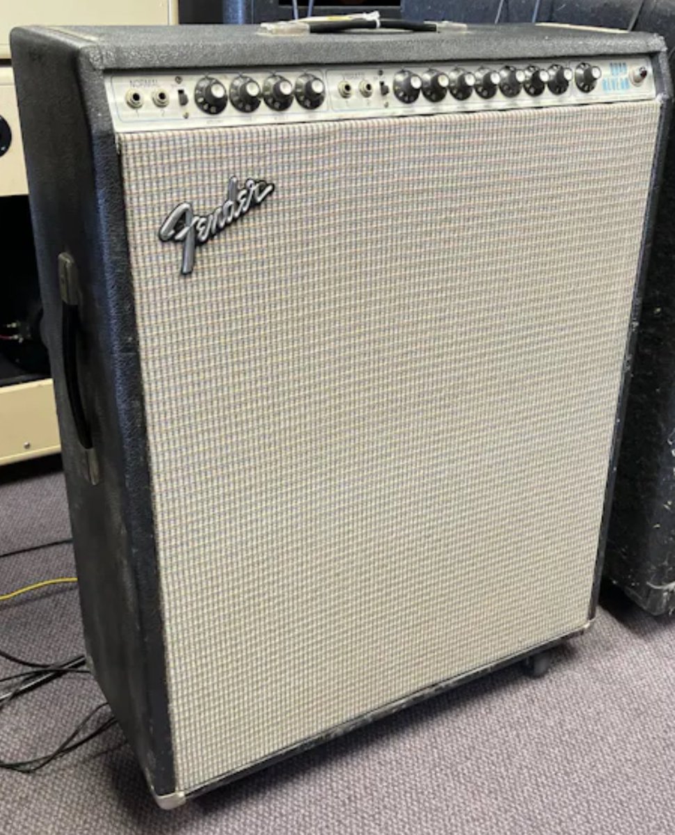 If you thought the Fender Twin Reverb was loud, the Fender Quad Reverb is a 100 watt 4 x 12 armageddon on your ear drums. They’re so loud, they’re cheap. You can pick one up for a little more than a grand.