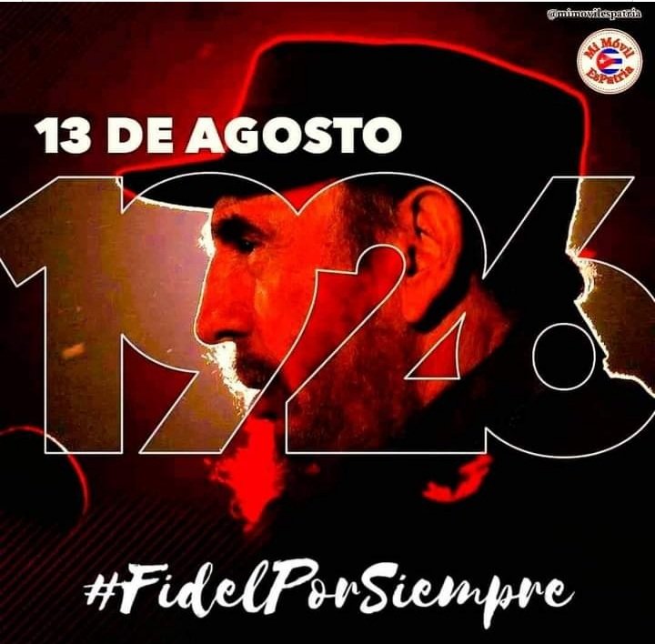 Aniversario del natalicio de nuestro Comandante en Jefe!!!!
#FidePorSiempre
