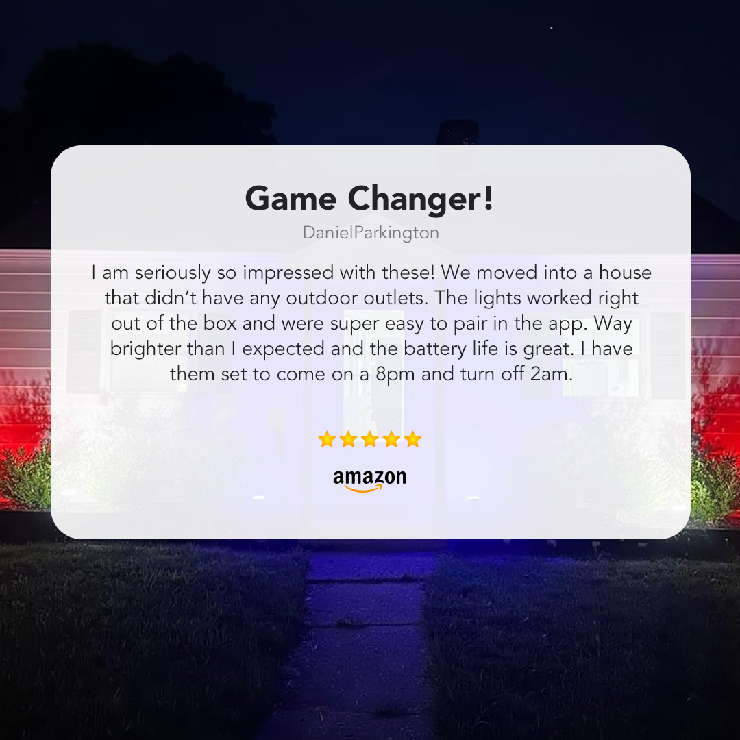 aidotsmarthome's tweet image. See what customers are saying about the #Linkind Smart Solar Spotlight #SL5! 💬🌟

#CustomerReview #AiDot #solarlight #WorksWithAiDot