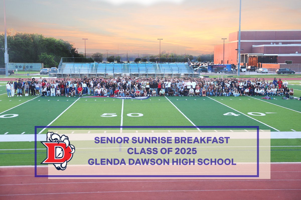 dawson_pta's tweet photo. Wow what a glorious morning to spend with our @DawsonHighSchl Class of 2025 SENIORS before their LAST 1st day of school! Your Dawson PTA — thanks to our generous senior parents — provided Penas breakfast tacos &amp; donuts to seniors before school started this morning. ❤️🦅🎓💙 https://t.co/2fDKsZFwtw