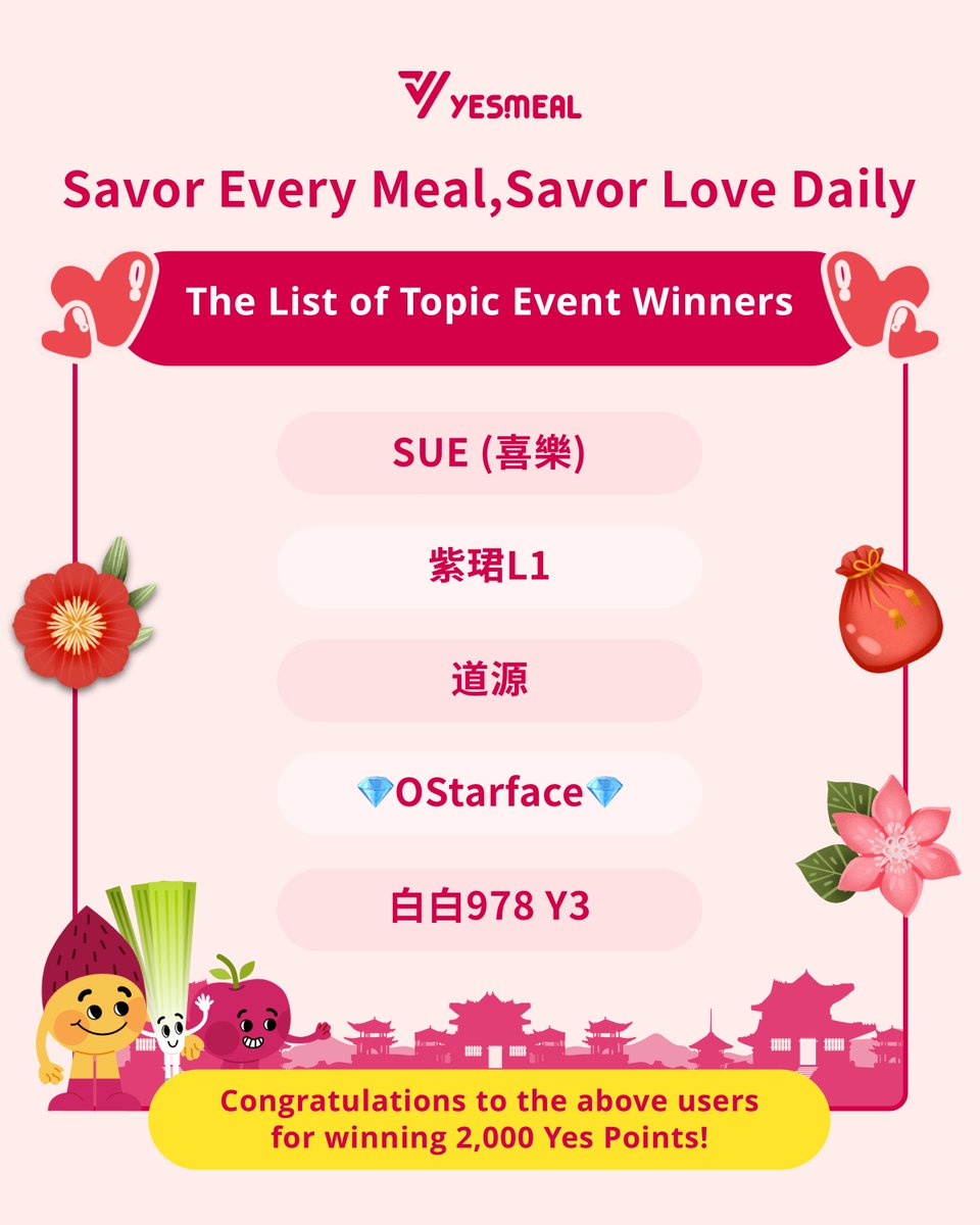 YesmealOfficial's tweet photo. 🎉Savor Every Meal,Savor Love Daily! Post and win great prizes!
🔥 Check out what everyone’s sharing for Valentine’s Day eats~
💕 Community shopping offers even more discounts! Share your favorite dishes for a chance to win exciting prizes
#Yesmeal #YesmealCommunity #YesmealKOS https://t.co/k5DauUgcrK
