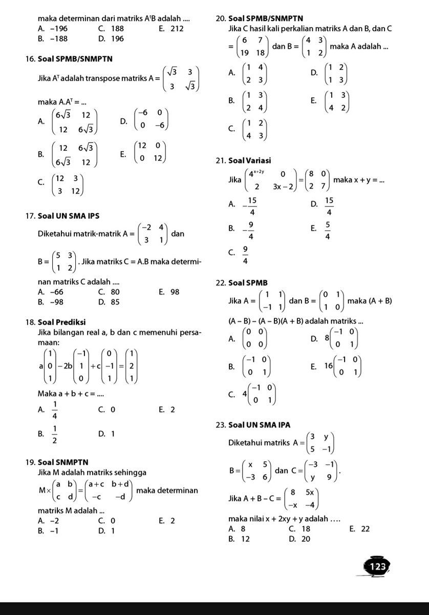 jijahstudy's tweet photo. ᭝ ᨳଓ ՟LATSOL PK/PM DASARR ˖⋆࿐໋
bab matriks https://t.co/ZJ2ssLIxQy