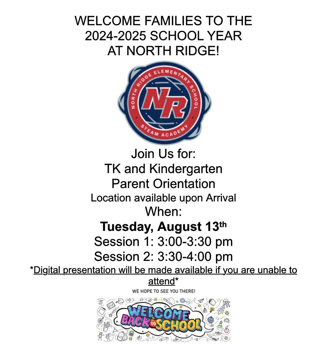 Come meet your teachers tomorrow 8/13/24 for TK and Kinder!