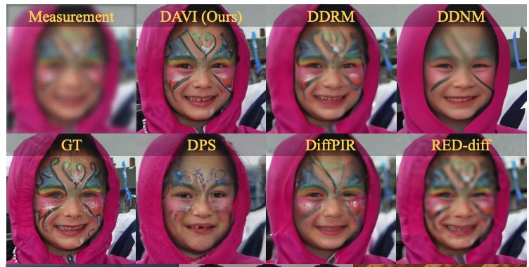 MLVLab's tweet image. [ECCV 2024 Oral] We are thrilled to announce that our paper, &quot;Diffusion Prior-Based Amortized Variational Inference for Noisy Inverse Problems,&quot; has been accepted as an oral presentation at ECCV 2024! Congrats to all authors! @sojinlee525 @dogyunPark

#ECCV2024